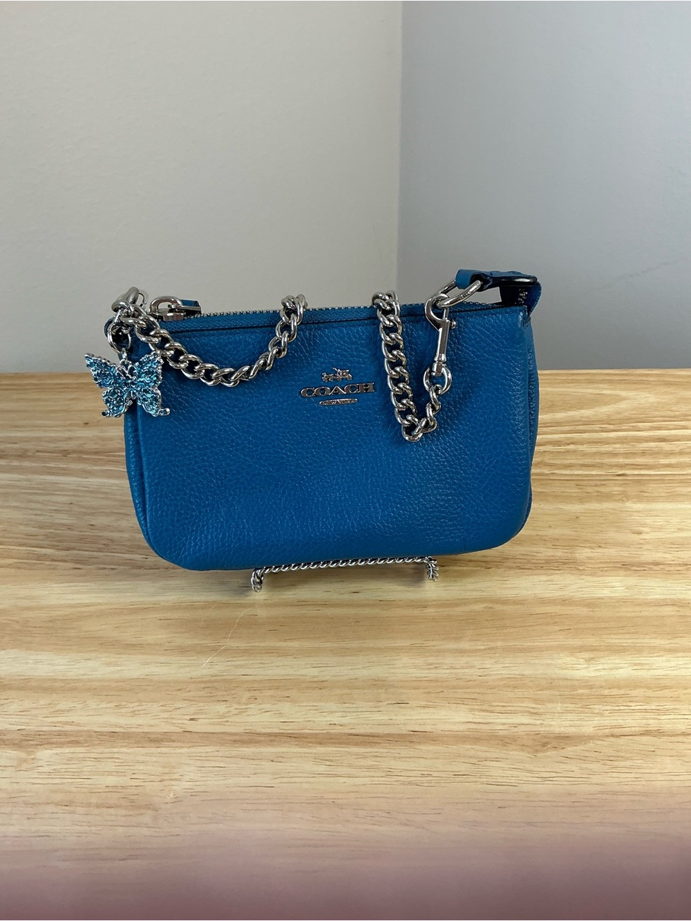 Coach Blue Pebbled Leather Convertable Nolita/previous project